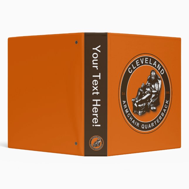 Cleveland Armchair Quarterback Football Binder (Background)