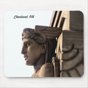Cleveland Art Deco ( Bridge Guard)Mousepad Mouse Pad