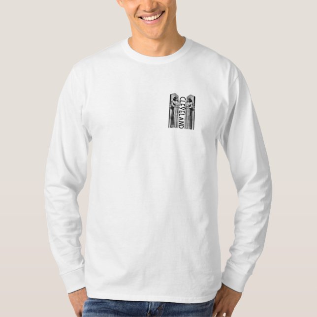 Cleveland Art Decor Guardians of Traffic T-Shirt (Front)