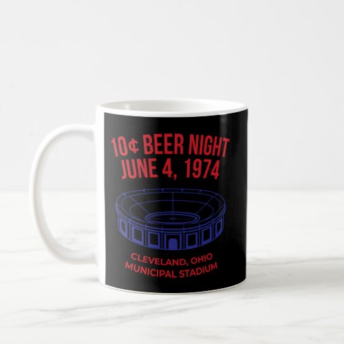 Cleveland Baseball 10 Cent Beer Night Coffee Mug