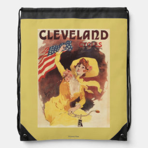 Cleveland Bicycles American Girl in Yellow Drawstring Bag