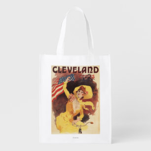 Cleveland Bicycles American Girl in Yellow Grocery Bag