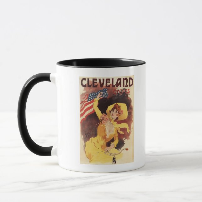 Cleveland Bicycles American Girl in Yellow Mug (Left)
