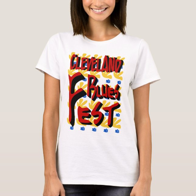 Cleveland Blues Fest 1 T-Shirt (Front)