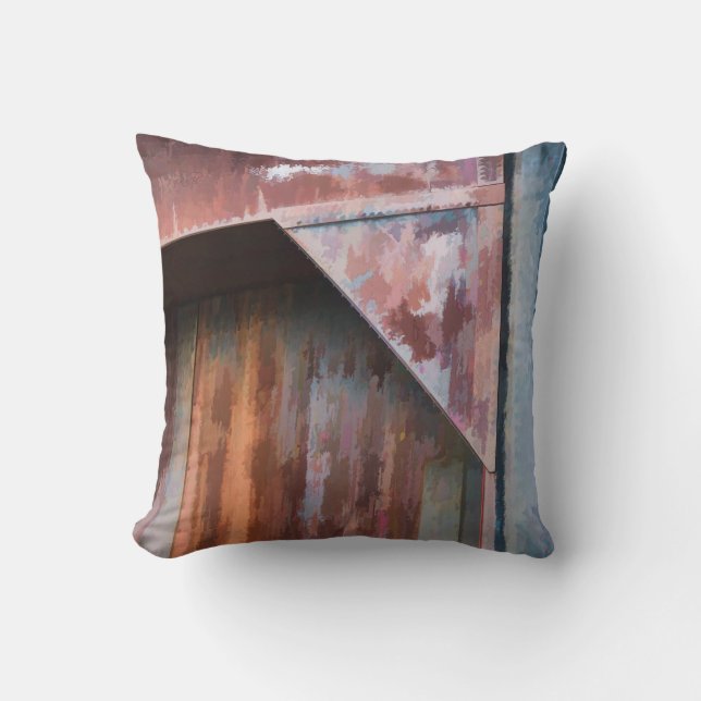 Cleveland Bridge Colors Throw Pillow (Front)