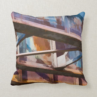 Cleveland Bridge Colors Throw Pillow