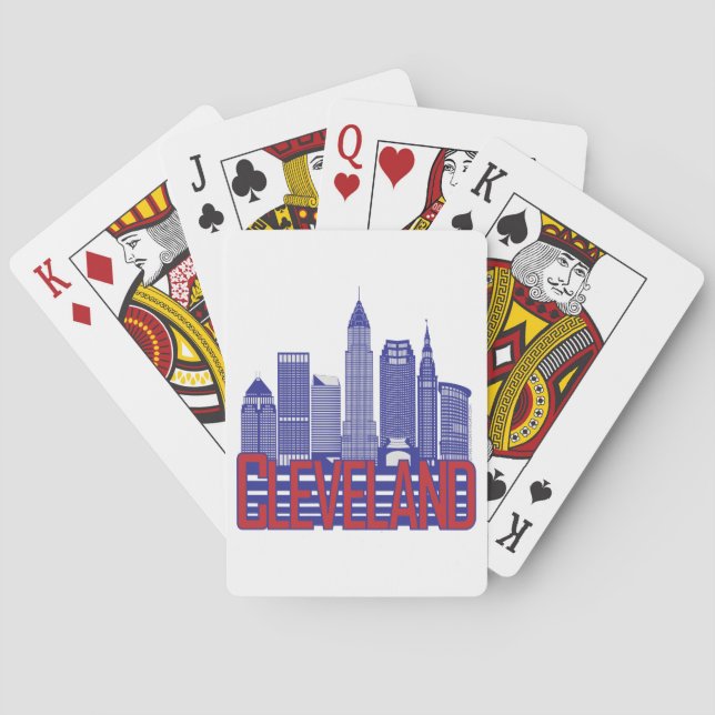 Cleveland City Colors Poker Cards (Back)