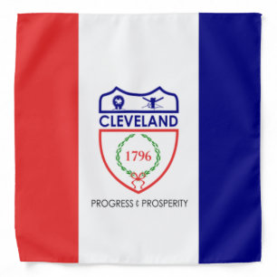 Cleveland City flag Bandana