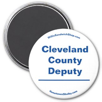 Cleveland County Deputy magnet