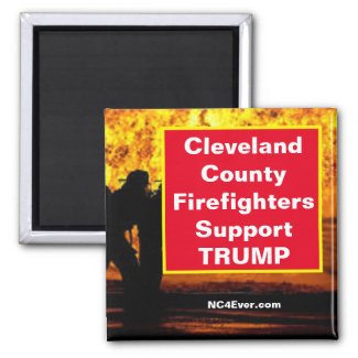 Cleveland County Firefighters Support TRUMP Magnet