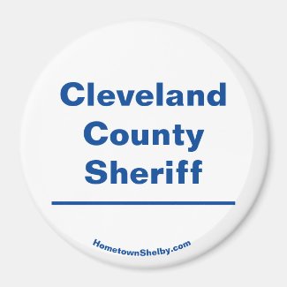 Cleveland County Sheriff magnet