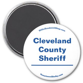 Cleveland County Sheriff magnet