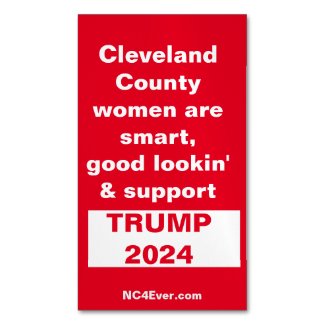 Cleveland County Women Support TRUMP 2024 Business