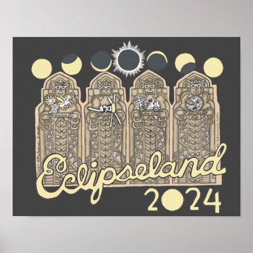 Cleveland Eclipseland Poster