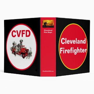 Cleveland Firefighter 3 Ring Binder