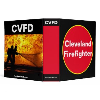 Cleveland Firefighter 3 Ring Binder