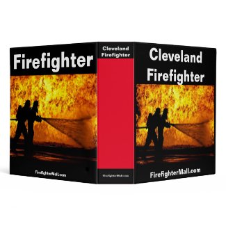 Cleveland Firefighter 3 Ring Binder