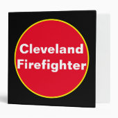 Cleveland Firefighter 3 Ring Binder (Front/Inside)
