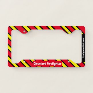 Cleveland Firefighter License Plate Frame