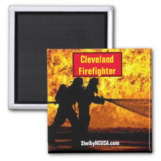 Cleveland Firefighter Magnet