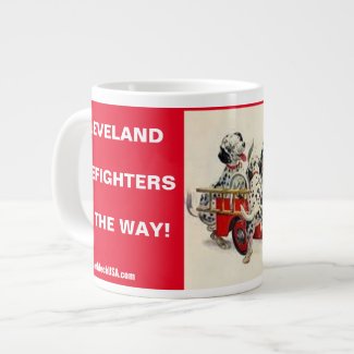 Cleveland Firefighters On The Way Giant Coffee Mug