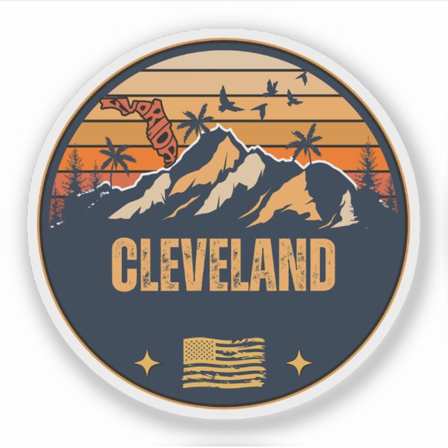Cleveland, Florida  Sticker (Front)