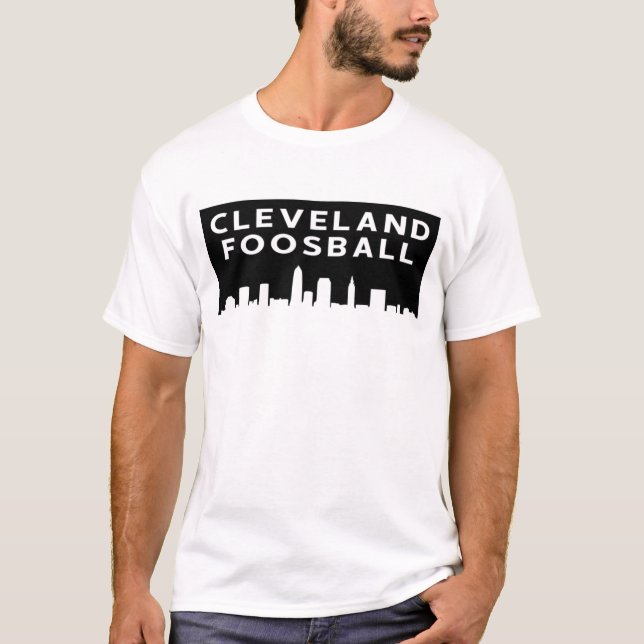 Cleveland Foosball Skyline T-Shirt (Front)
