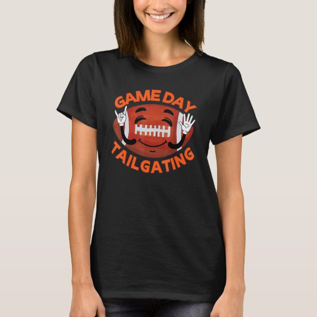 Cleveland Football Souvenir Tailgating Fan Muni Lo T-Shirt (Front)