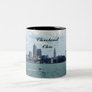 CLEVELAND FROM LAKE ERIE mug