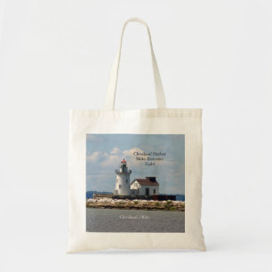 Cleveland Harbor Entrance Lights tote bag