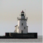 Cleveland Harbor Lighthouse Photo Sculpture<br><div class="desc">Fans of nautical history,  Cleveland,  Lake Erie or just those who want a lighthouse to guide them in the office through a fog of paperwork,  this original photo becomes a photo sculpture for a great conversation starter !</div>
