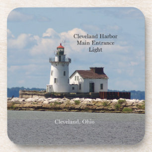 Cleveland Harbor Main Entrance Light coasters
