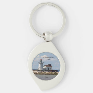 Cleveland Harbor Main Entrance Light Keychain