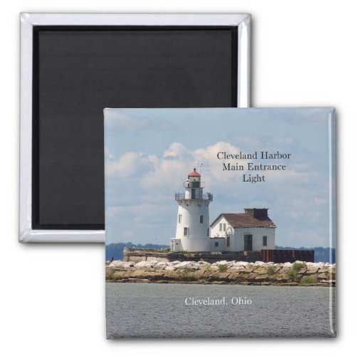 Cleveland Harbor Main Entrance Light magnet