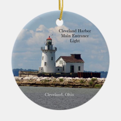 Cleveland Harbor Main Entrance Light ornament