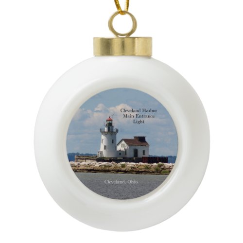 Cleveland Harbor Main Entrance Light ornament