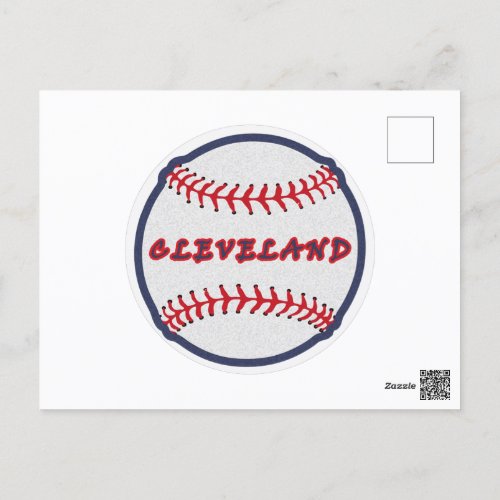 Cleveland Hometown Indian Tribe for Baseball Fans  Postcard