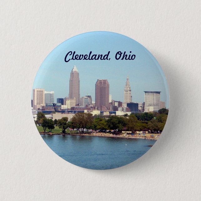 Cleveland (Lake View) Pinback Button (Front)