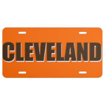 Cleveland License Plate