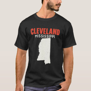 Cleveland Mississippi USA State America Travel Mis T-Shirt