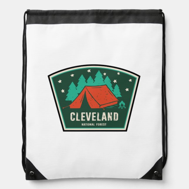 Cleveland National Forest Camping Drawstring Bag (Front)