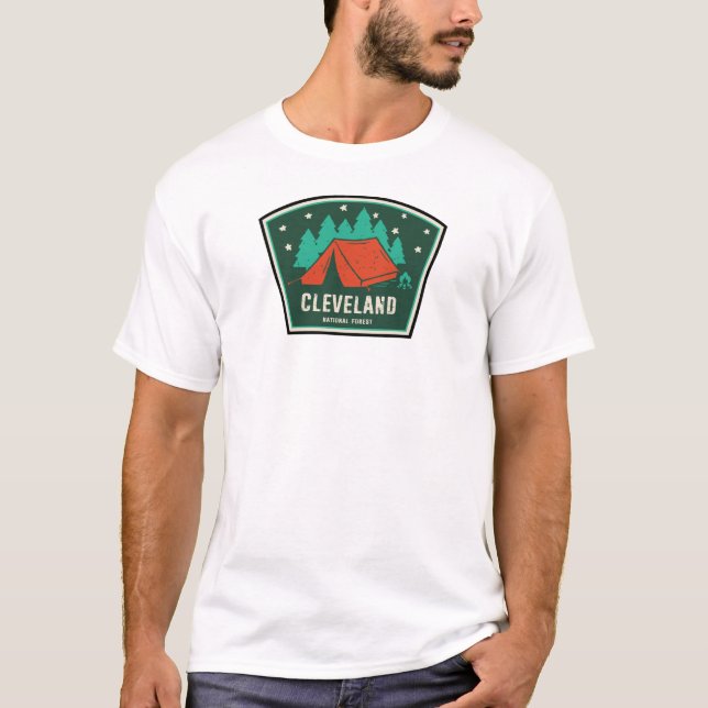 Cleveland National Forest Camping T-Shirt (Front)