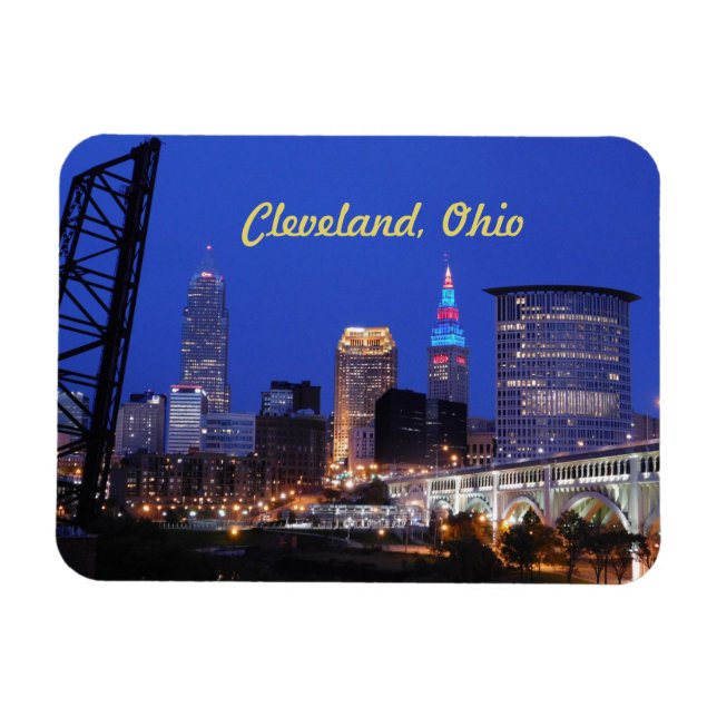 Cleveland Night On The Town Magnet (Horizontal)