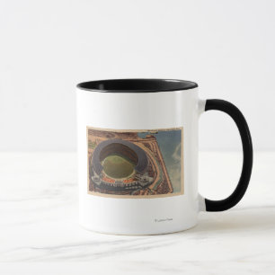 Cleveland, OH - Aerial of Municipal Baseball Mug