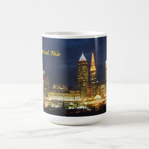 Cleveland, OH Night Lights Mug
