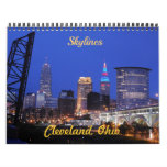Cleveland Oh Skyline Views Calendar at Zazzle