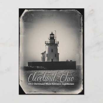 Cleveland  Ohio - 1911 Main Entrance Lighthouse Postcard by dumbstep at Zazzle
