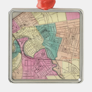 Cleveland, Ohio 2 Metal Ornament