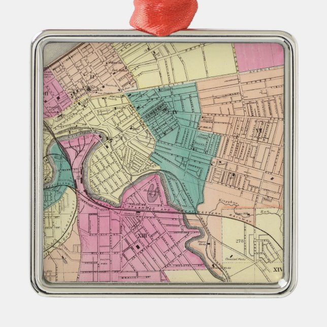 Cleveland, Ohio 2 Metal Ornament (Front)