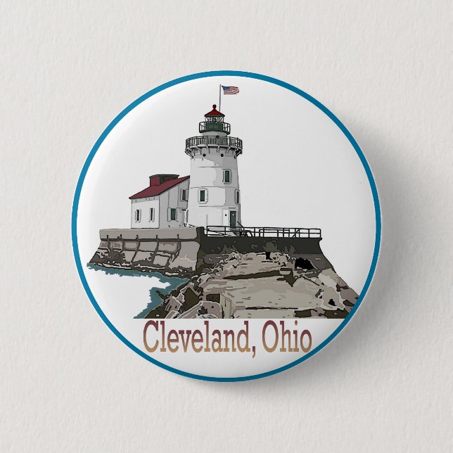 Cleveland Ohio Button (Front)